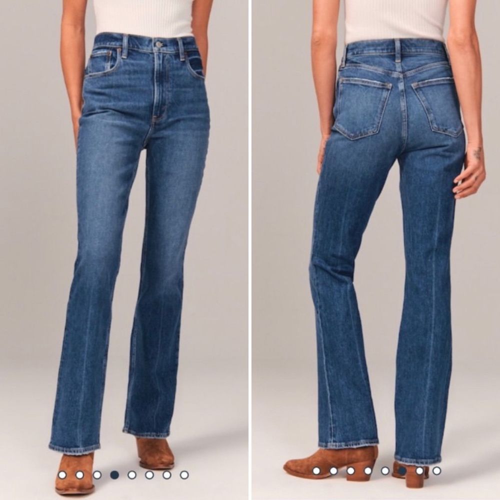 Abercrombie & Fitch Ultra High Rise Vintage Flare Jeans 4/27